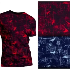 Abstract Calligraphy Fabric: The New Design In Garments