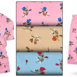 The New Trend In Garments Colorful Floral Fabrics