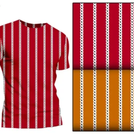 Red Striped Cotton Fabric: The New Trend in Markets